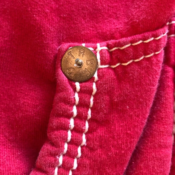 Woman’s True Religion Hoody- red - size Medium- lightly worn - Picture 8 of 8